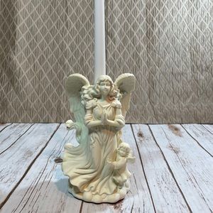 Partylite Angel of Hope bisque porcelain